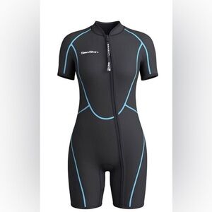 SeaSkin Shorty 3 mm Neoprene Wetsuit Men’s Small New